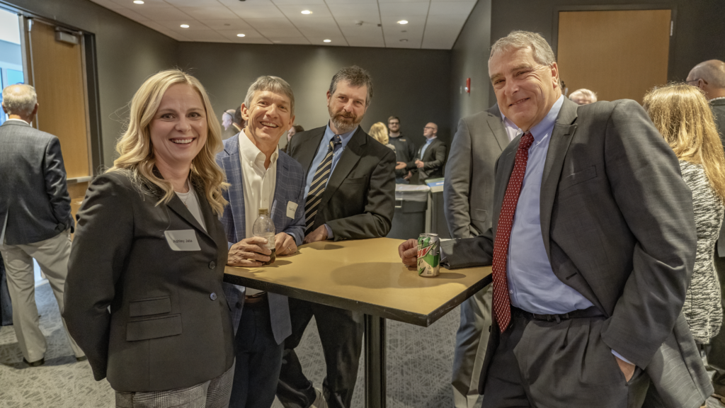 From left, Ashley Jeta, Cal Christian, Jeffrey Tankard, David R. Nance